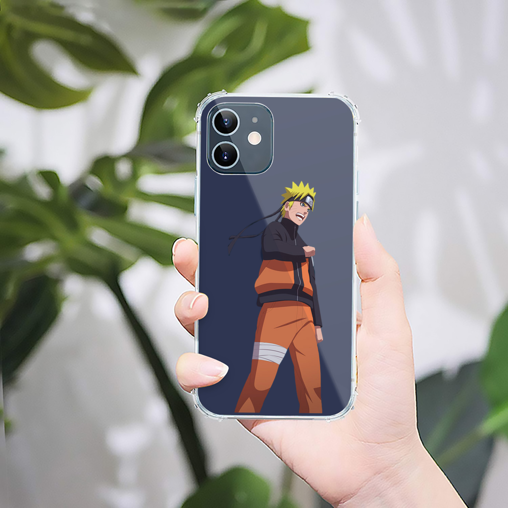 （画像用） NARUTO -ナルト- うずまき ナルト Uzumaki Naruto 【iPhone 12シリーズ対応】透明スマホケース（クリアソフトケース）